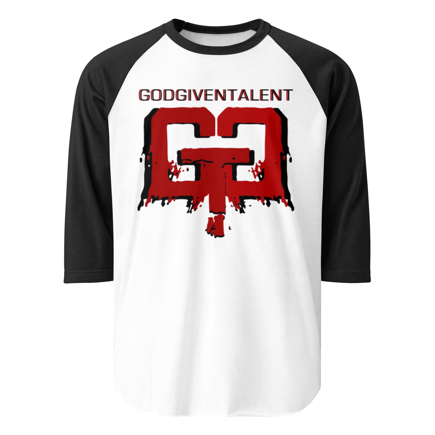 Unisex GGT Fierce Drip Cotton 3/4 sleeve raglan shirt