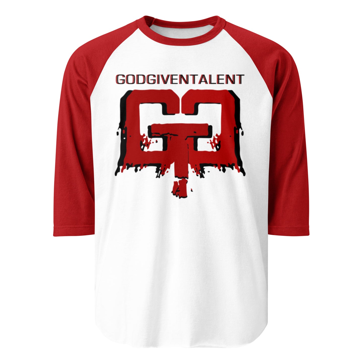 Unisex GGT Fierce Drip Cotton 3/4 sleeve raglan shirt
