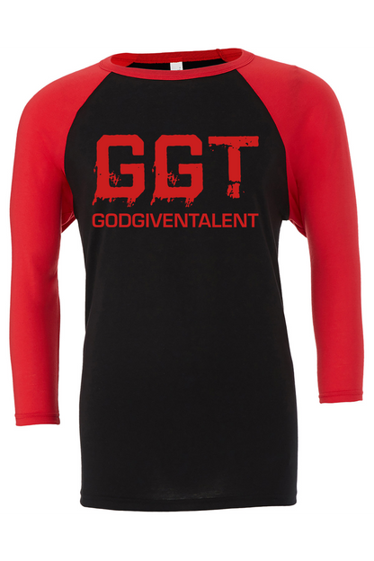 Unisex Three-Quarter Sleeve Baseball T-Shirt - GGT APPAREL